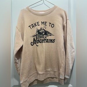 NWOT Pink Lily Crewneck